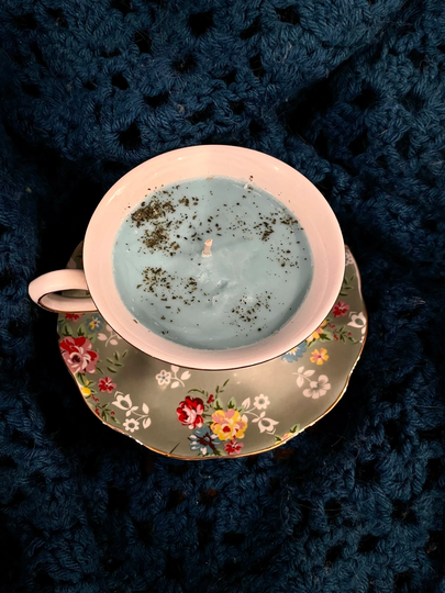 Clarity Candle Mint Green Cup