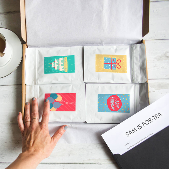 40th Birthday Loose Leaf Tea Gift Personalised