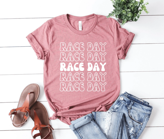 Racing Season Racing Tshirts For Women Race Wife Day Tee Womens Shirt Funny Mom Dad