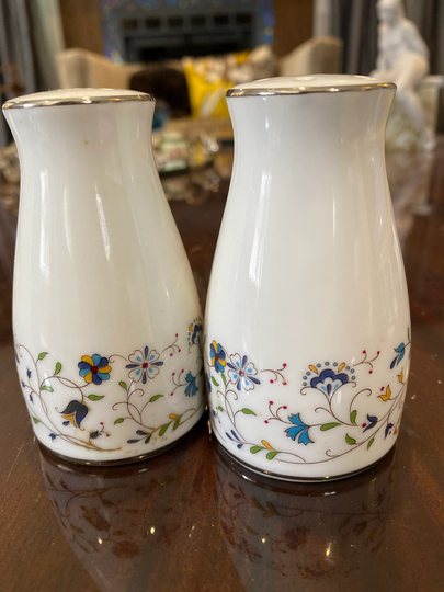 Vintage Noritake Sri Lanka Salt & Pepper Shakers #65