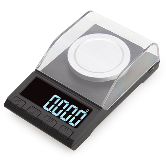 Milligram Scale 50g 0.001g Jewelry Scale High Precision with lcd Display for Jewelry Gold Medicine Powder,model:Black