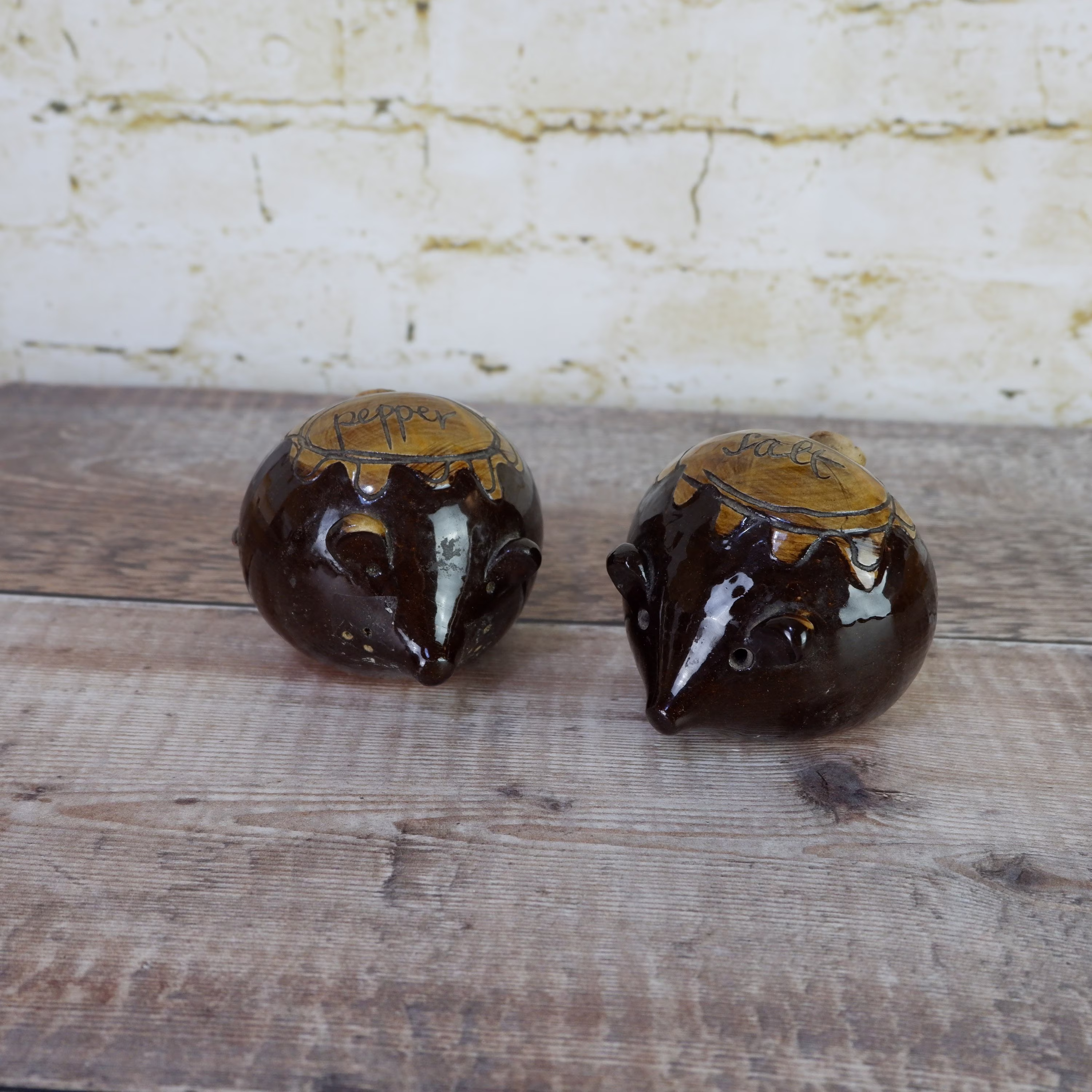 Vintage Mouse Salt & Pepper Pots