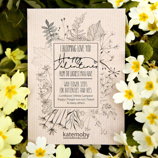 Valentine's Gift Personalised Wildflower Seeds