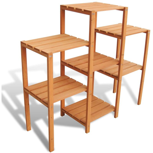 Garden Plant Stand 97x31x87 cm Solid Fir Wood Vidaxl Brown