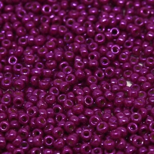 Miyuki Seed Beads 8/0 Opaque Fuchsia Luster , 1465L