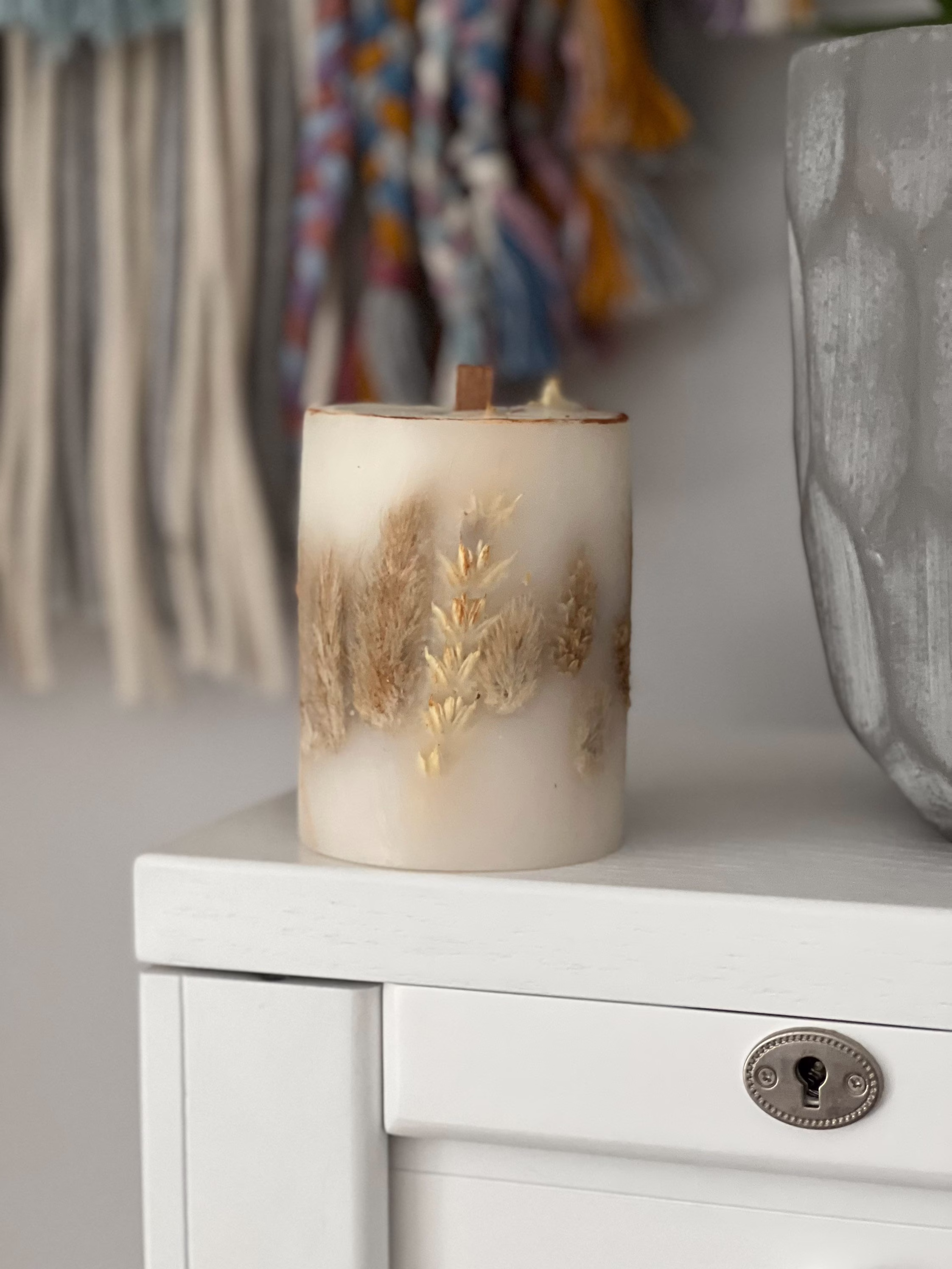 Boho Style Candles, Natural Decorative Free Soul Gift, Bohemian Decor