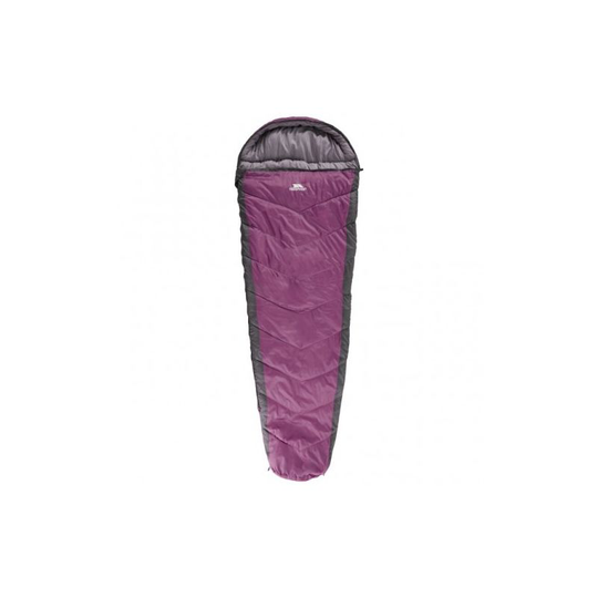 Trespass Doze 3 Season Sleeping Bag (One size) (Blackcurrant) - Blackcurrant