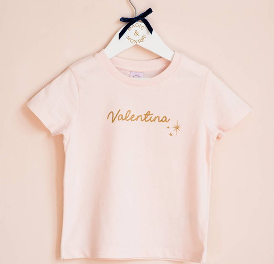Personalised Name Organic Child's T Shirt