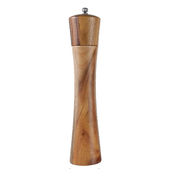 Fvbjd - Salt and Pepper Grinders Set, Acacia Wooden Salt and Pepper Mills Shakers Kit Ceramic Rotor Acacia wood pepper mill 10 inches (pp bag)