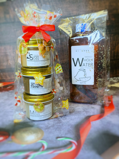 Wildcrafted Sea Moss Gel Starter Kit With Wholywater Soursop Tea