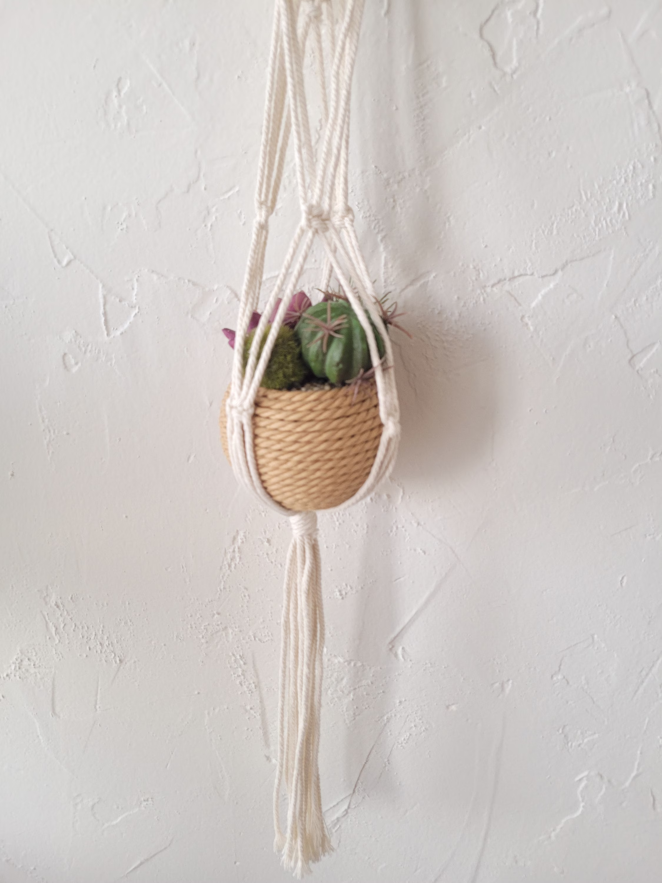 Macrame Plant Hanger Indoor Hanging Planter Decorative Flower Pot Holder For Outdoor Boho Home Decor