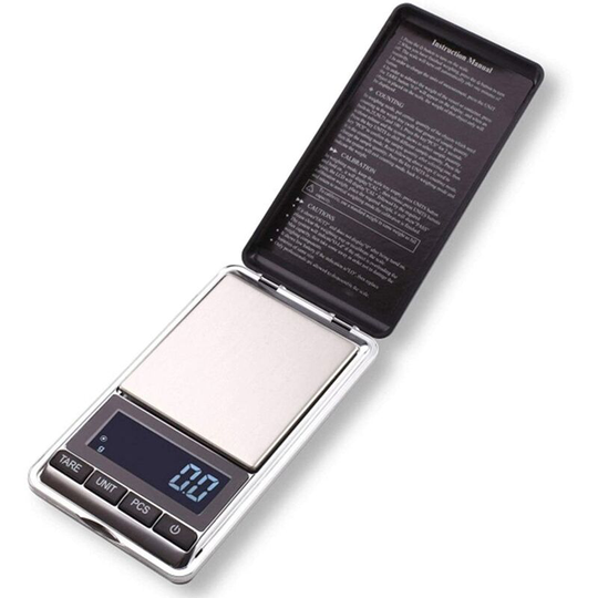 Portable Digital Kitchen Scale Food Scale Tea Leaf Scale Silver 0.01~200g