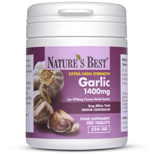 Garlic 1400Mg, High Strength 180 Tablets