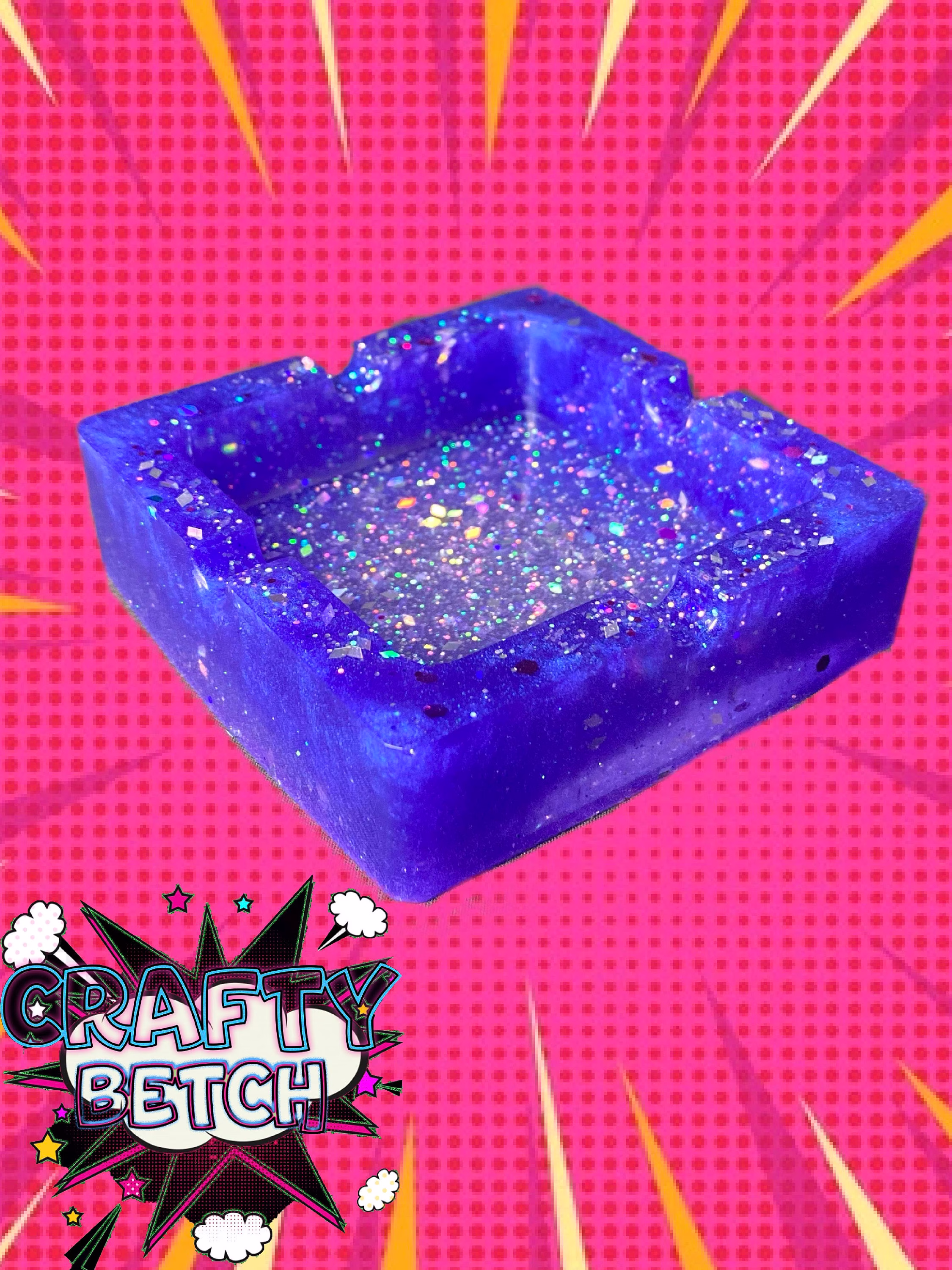 Indigo Stardust Ash Tray