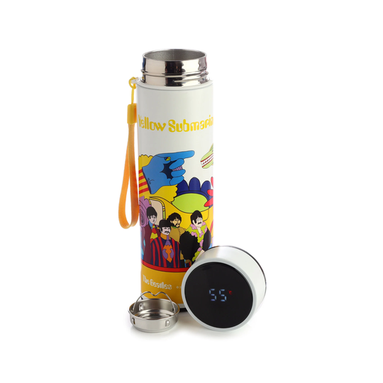 The Beatles Digital Thermometer Bottle Flask For Hot & Cold Drinks in The Uk, Gifts