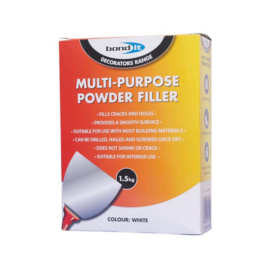 Bond It - 1.5kg Multi Purpose Powder Filler Repair Holes Ceilings Decorating
