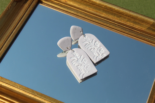 Flower Imprint Earrings