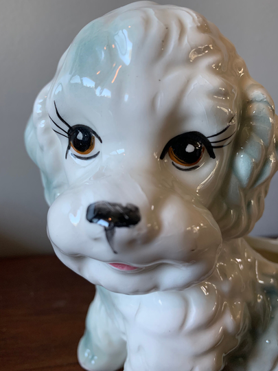 Vintage Poodle Planter