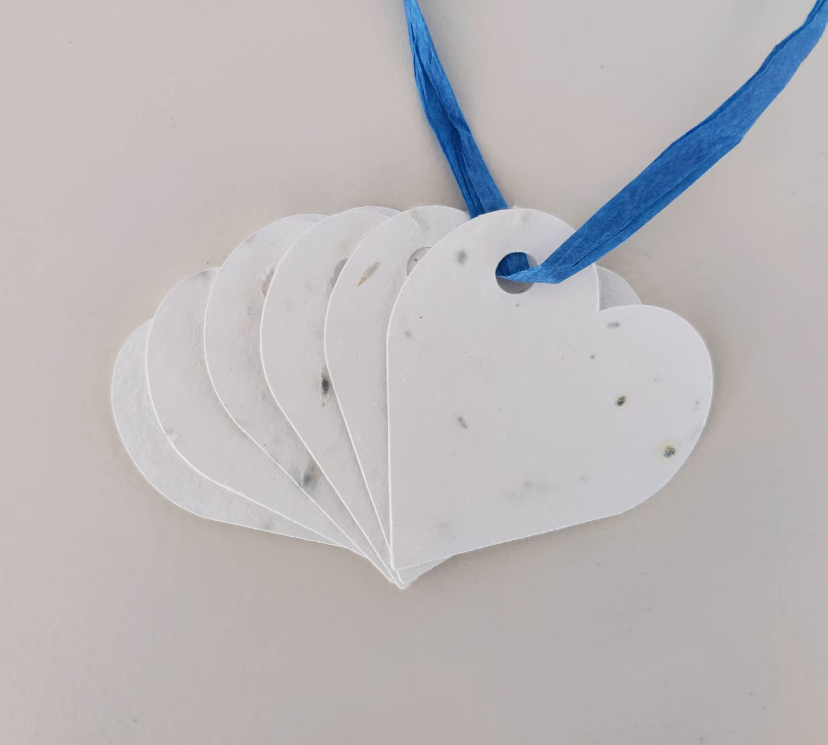 Wildflower Seed Heart Shaped Tags - 100% Plantable & Biodegradable