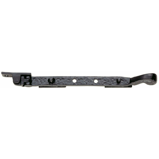 Loops - Antique Timber Casement Window Stay 305mm Powder Coated Black Finish
