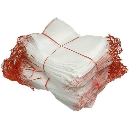 100pcs Garden Plant Fruit Protection Bag Drawstring Net Bag Insect Mosquito Insect Pest Birds Garden Protect Bags 10cm x 15cm