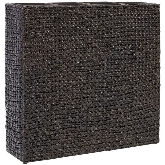 Devenirriche - Garden Raised Bed with 4 Pots Water Hyacinth Black - Black