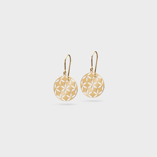 Seed Of Life V3 | Earrings Gold Plated