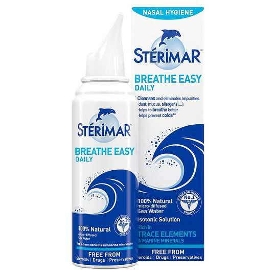 Sterimar Breathe Easy Daily Nasal Hygiene 100Ml Nasal Hygiene Isotonic Spray