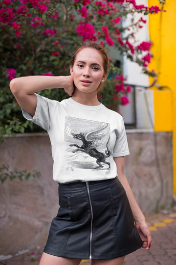 Marchosias - Unisex Organic T-Shirt, Vintage Style Demon T-Shirt