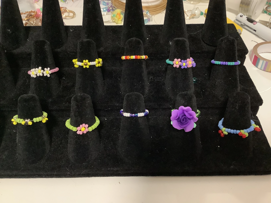Seed Bead Rings