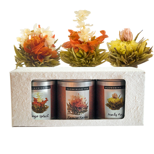 Flowering Tea Triple Selection Gift Box