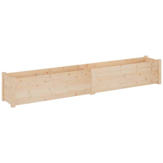 Vidaxl - Garden Planter 200x31x31 cm Solid Pinewood Brown