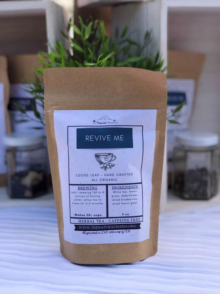 Revitalizing Tea | Herbal Loose Leaf Blueberry White
