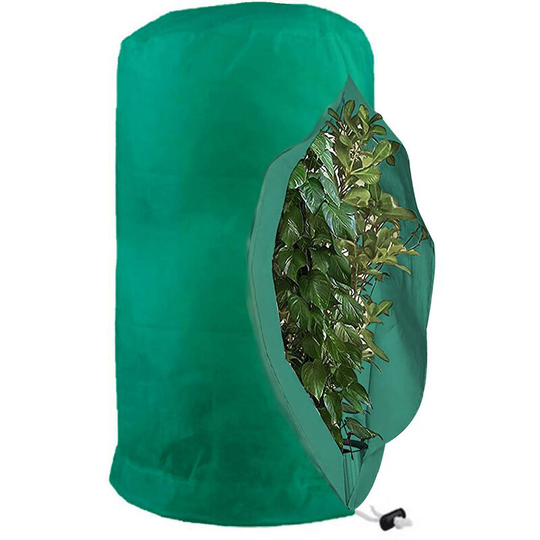 Chomel Plant Cover Winter Warm Cover Tree Shrub Plant Protecting Bag Frost Protection For Yard Garden Plants Small Tree Against Cold Green 120 x