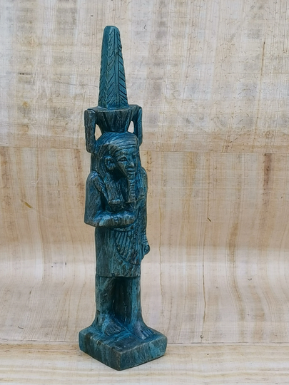 Unique Statue Of God Nefertum, Ancient Egyptian Perfume & Medicine, Stone Carving Made in Egypt