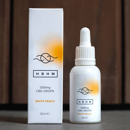 White Peach 1200mg 30ml Cbd Oil Drops