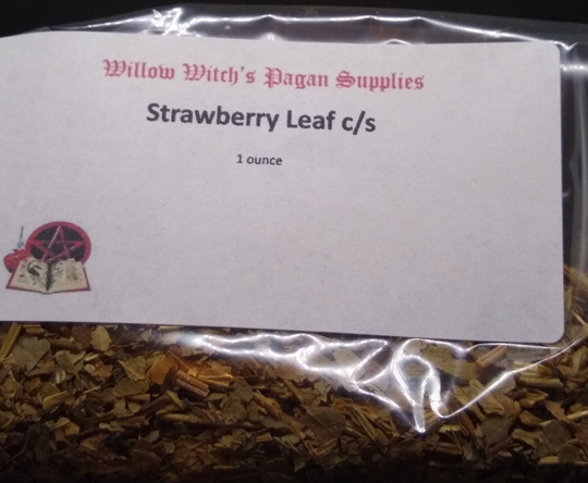 strawberry Leaf C/S 1 Ounce Witchcraft Hoodoo Voodoo Pagan Herb