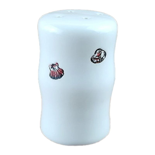 Fvbjd - Kitchen seasoning jar salt chili powder jar ceramic with hole pepper chicken powder bottle sprinkler (shell fish)