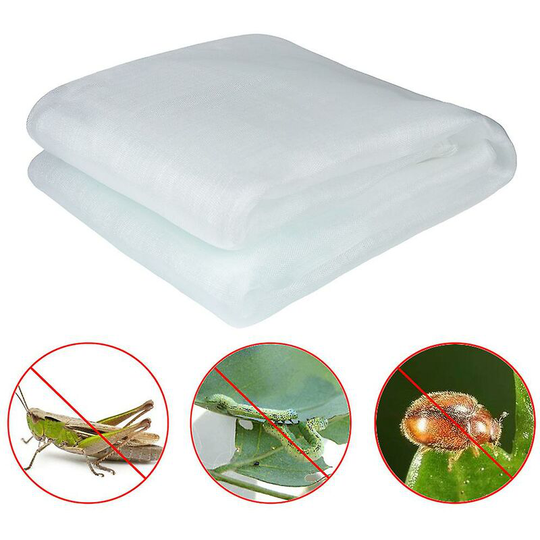 78.7*59'plant Covers Anti-uv Insect Protection Garden Plant Prevent Bird Mesh White 6.56ft x 5ft Thsinde