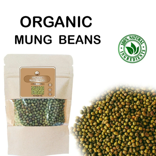 100% Pure Organic Green Mung Beans Whole | Moong Sprout Vigna Seeds