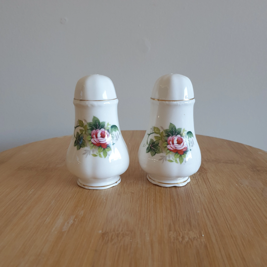 Vintage Salt & Pepper Shakers. Retro Tableware. Unique. Gift