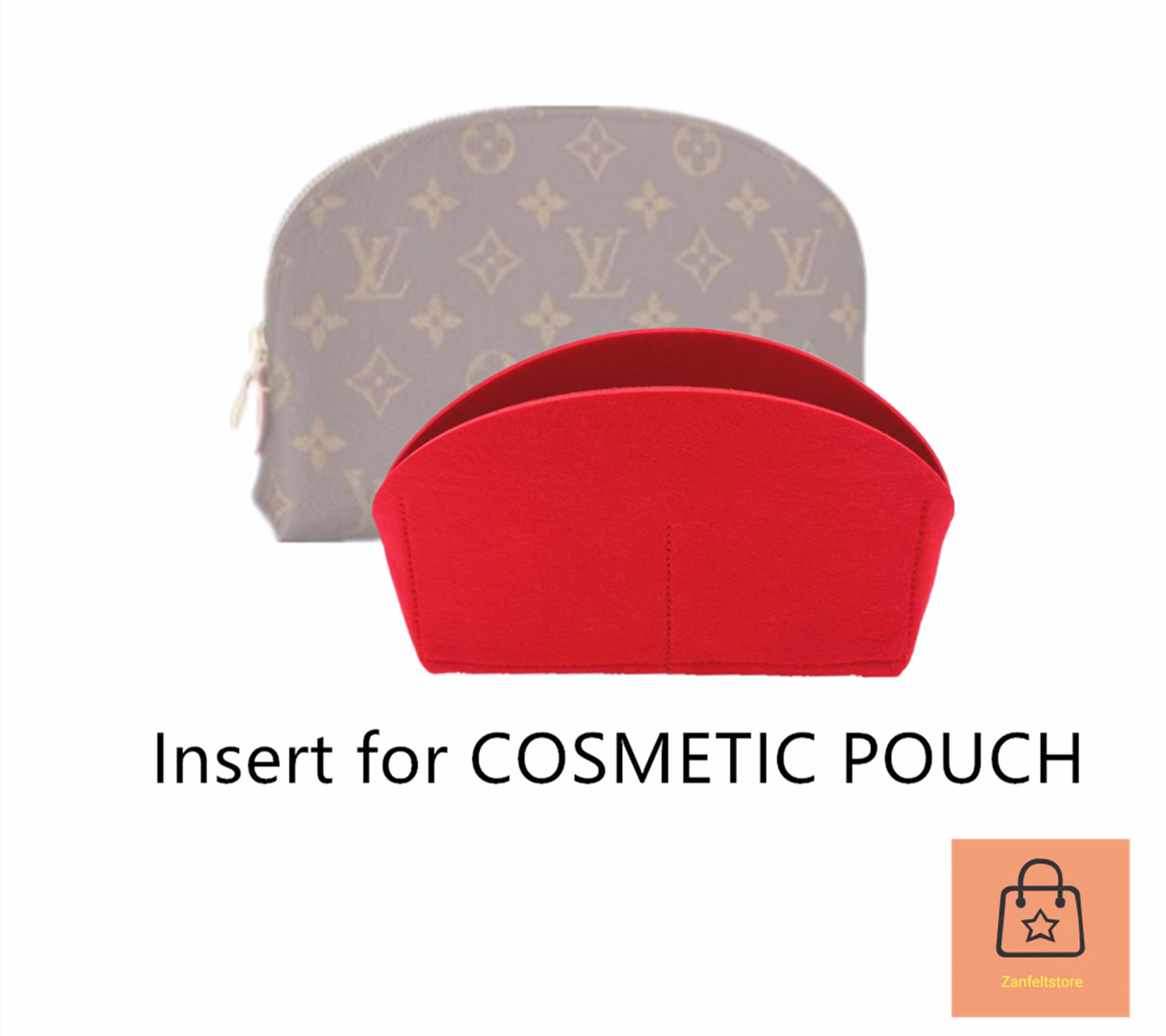 Cosmetic Pouch Gm Organizer, Cosmetic Pm Insert, Organizer For