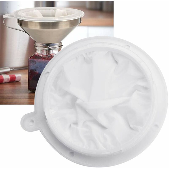 Food Grade Oil Filter 400 Mesh Nylon Mesh Strainer Rum Filter Arrange 13.8CM Kitchen Strainer Filter Reusable Food Grade Filter for Food