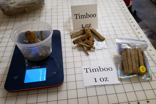 Timboo Timothy Hay Stuffed Bamboo Treat 1Oz For Chinchilla