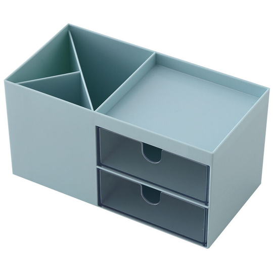 Ilovemilan - Desk Organizer with Pen Holder, Desk Organizer, Desk Organizer, Plastic Organizer with Drawers, Makeup Organizer, Desk Organizer for