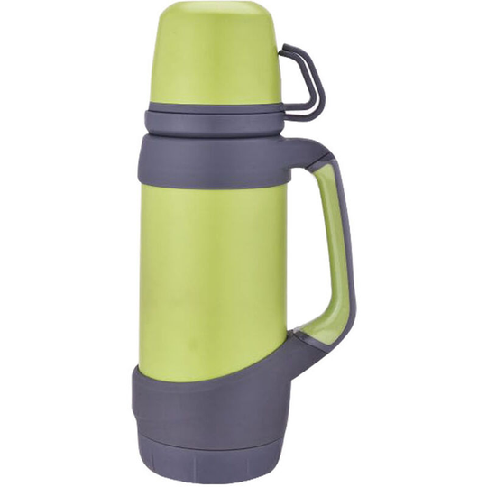 1200ml 304 Stainless Steel Vacuum Bottle Car Large Capacity Vacuum-Insulated Sport Water Cup Outdoor Travel Thermal Drink Mug green