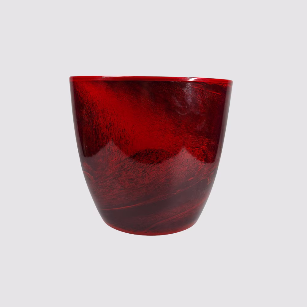 xl Red Marble Planter - Extra Large Indoor