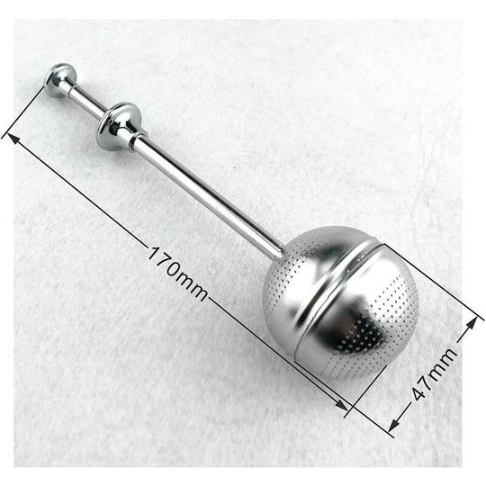 Set of 2 Stainless Steel Tea Infuser with Long Handle - Stainless Steel Tea Filter - Tea Filter for Tea Cup - Tea Filter with Long Handle
