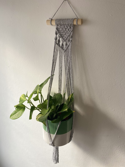 Wall Hanging Plant Holder, Macrame Hanger, Home Decor, Wall Boho Accessories