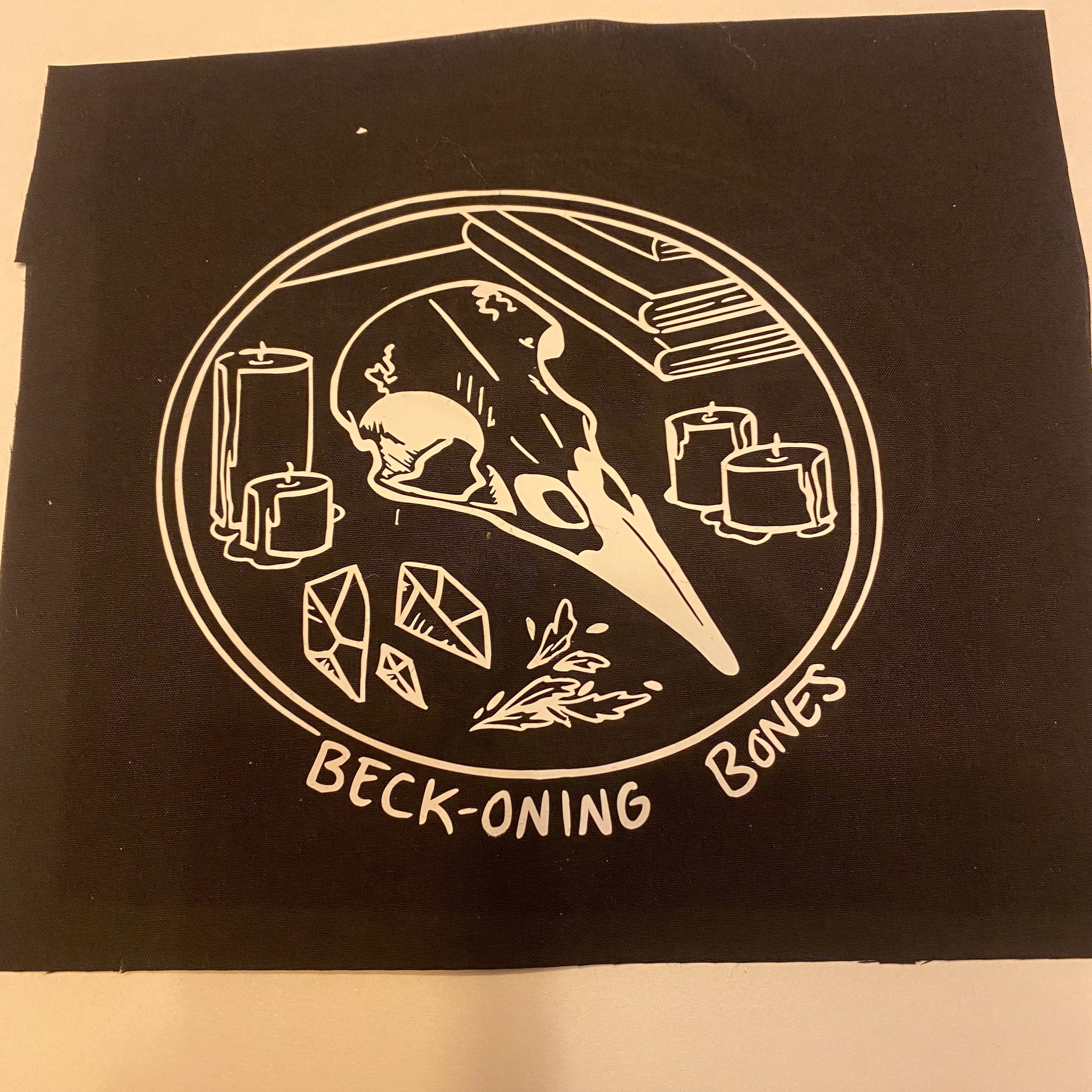 Magic Studies Beck-Oning Bones Logo Battle Jacket Patch